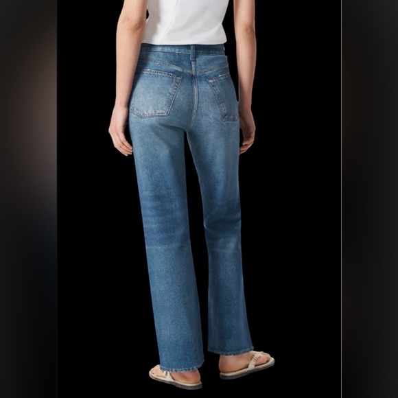 rag & bone Blue Straight Ankle Jeans - Picture 5 of 13